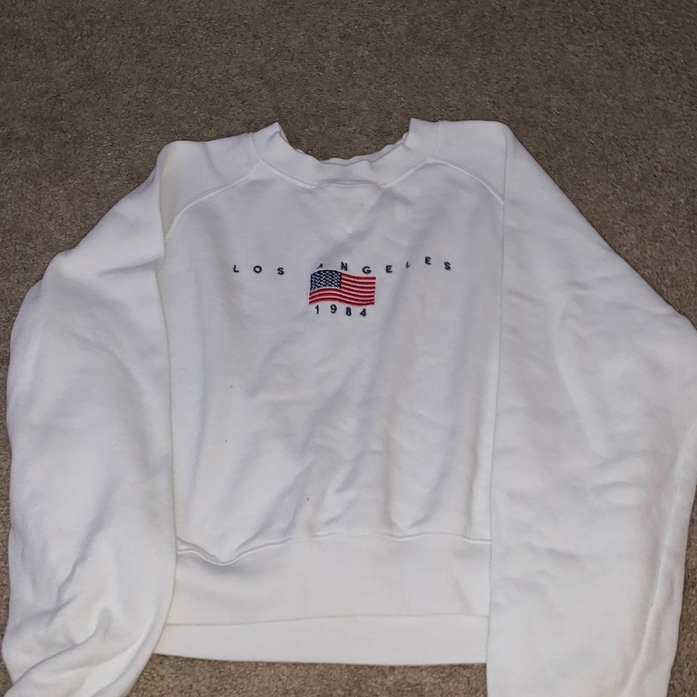 Los Angeles 1984 cropped sweater